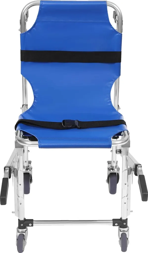 Fauteuil roulant monte-escalier électrique bleu, modèle léger V-300