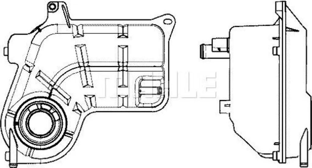 Vasca Espansione MAHLE CRT 26 000S per Audi A6 4B OE 8E0121403E