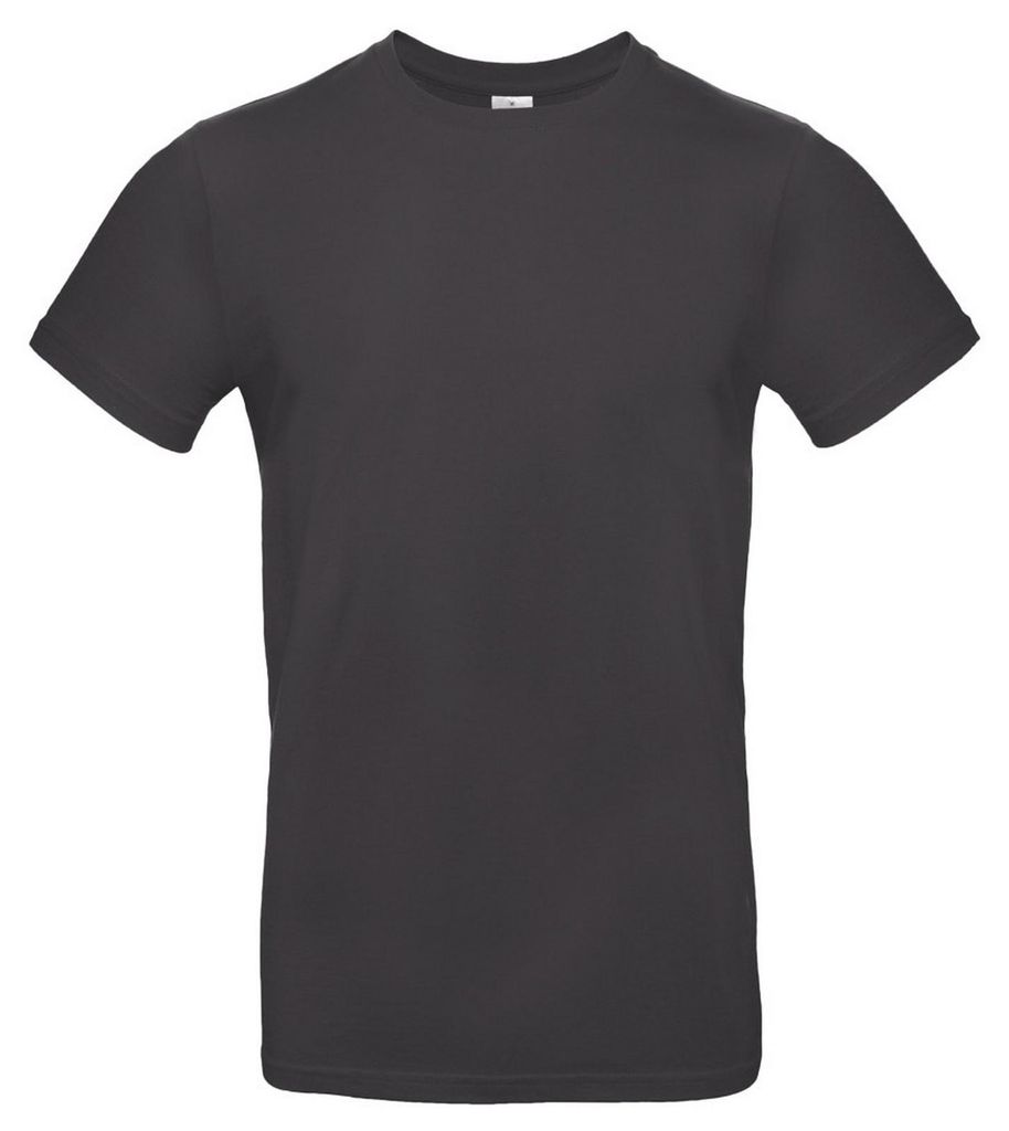 B&C Herren T-Shirt #E190 Tee FK134 (L) (Vintage-Schwarz)