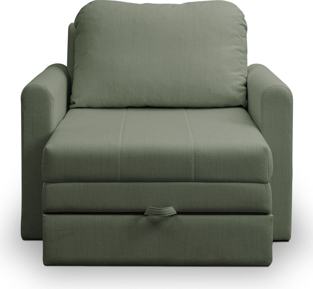 Selsey DEJANO - Schlafsessel - Salbeigrün - 75x196 cm