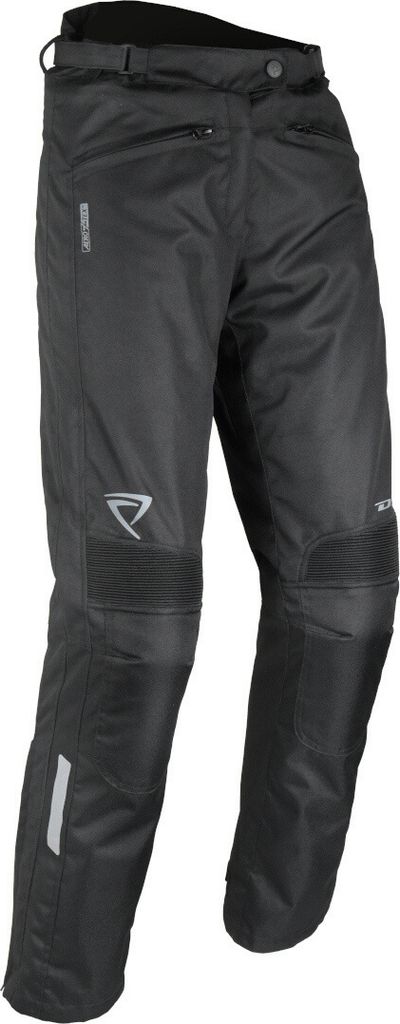 DIFI Cage Aerotex wasserdichte Damen Motorrad Textilhose, schwarz, S