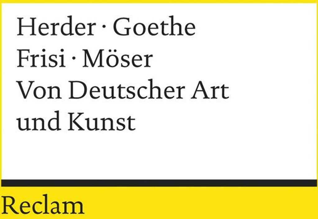 Von Deutscher Art und Kunst