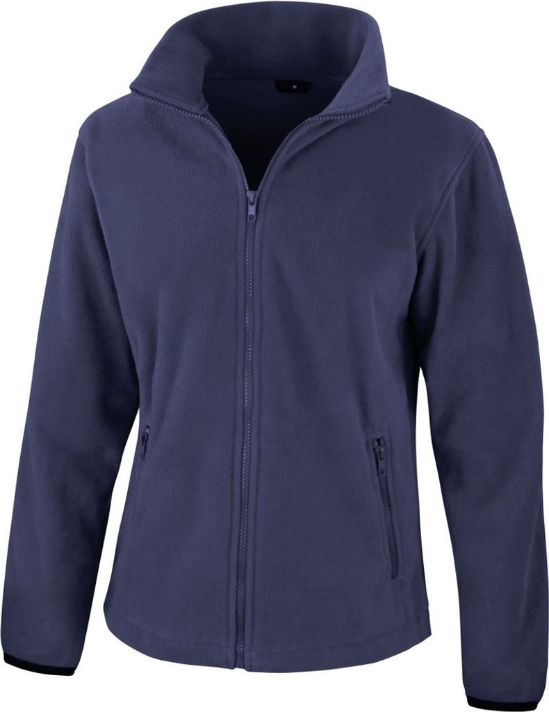 Result Damen Core Fashion Fit Fleece-Oberteil / Fleecejacke BC3042 (S) (Marineblau)