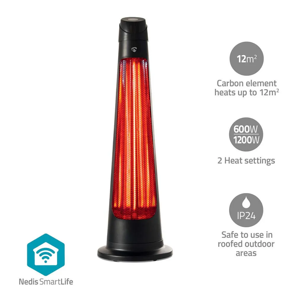 Chauffage Extérieur Wi-Fi pour Terrasse et Balcon SmartLife 1200W