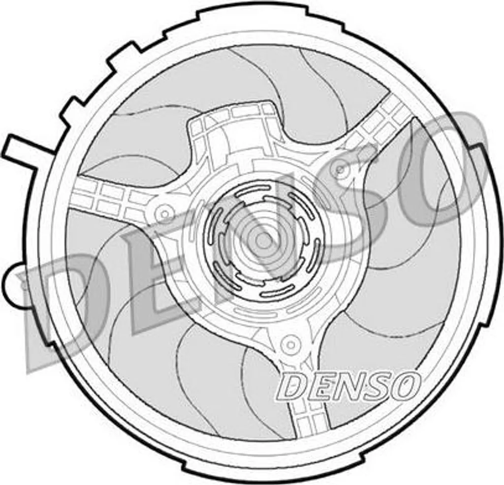 Ventilateur de Radiateur DENSO DER09061 Haute Performance OE 46723519