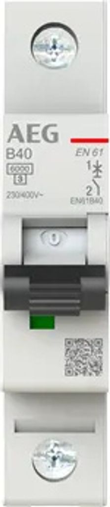 AEG LS-Schalter B 40A EN61B40 1-polig 6kA 2CDS251088R0405