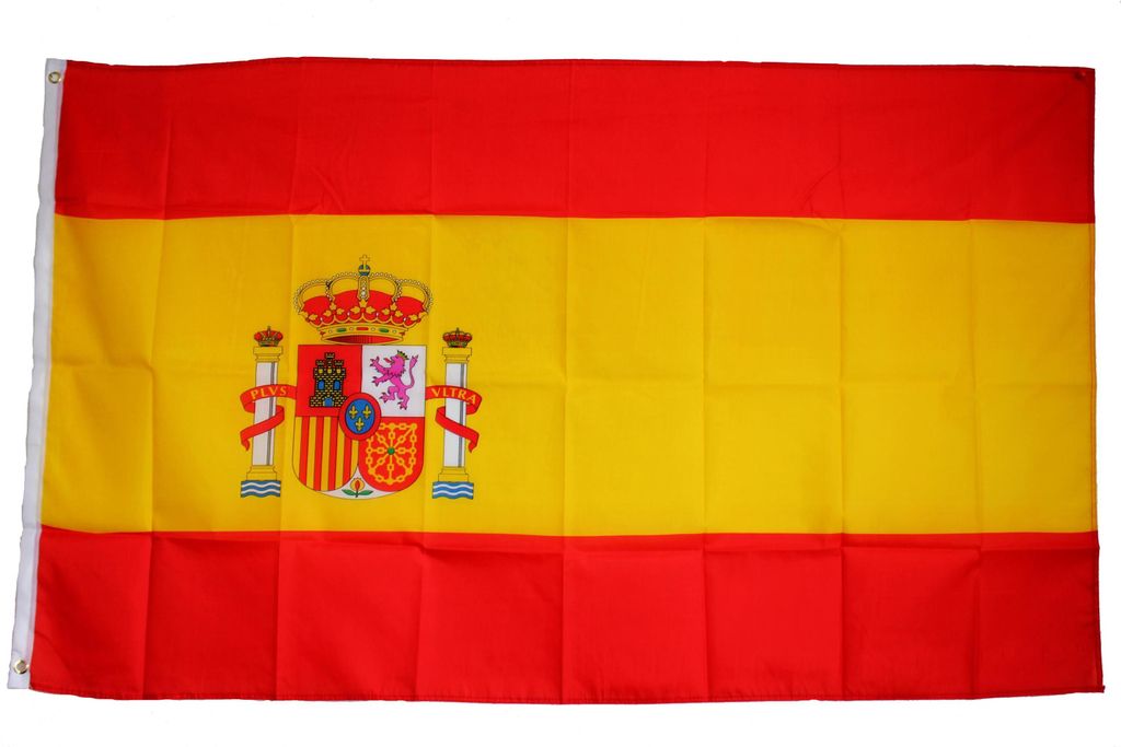 Große Fahne Flagge "Spanien" 90*150cm Hissfahne Hissflagge Produktbild 