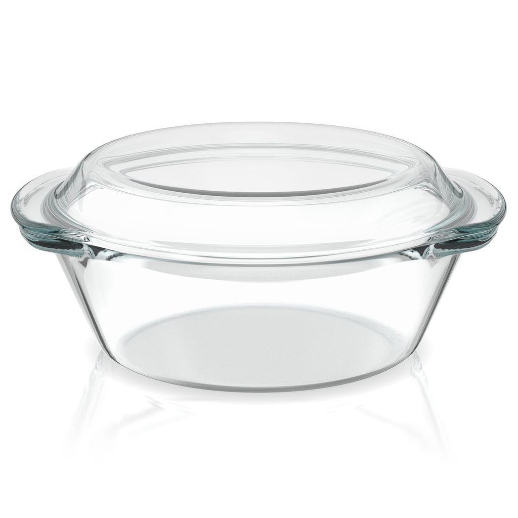 Arendo ovenschotel van borosilicaatglas, 2 liter, met Productafbeelding 