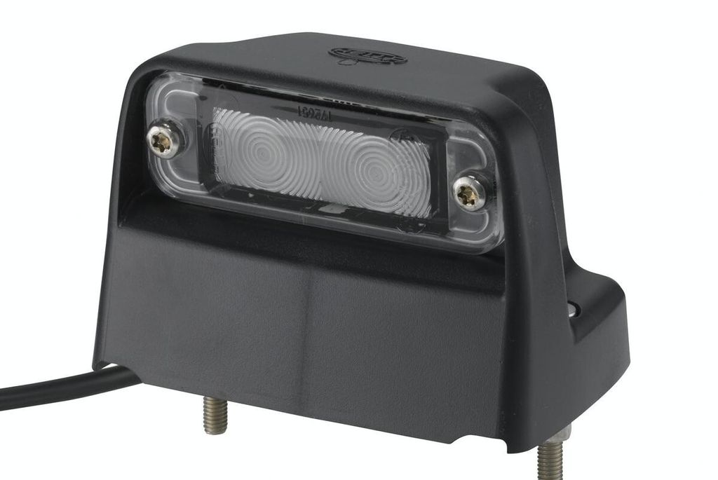Kennzeichenleuchte seitlicher Anbau 24 V LED glasklar HELLA für diverse Fzg.