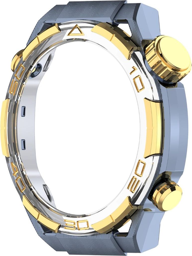 INF Hohle Schutzhülle aus PC, kompatibel mit Huawei Watch GT5 46mm - Mehrere Farben Blau