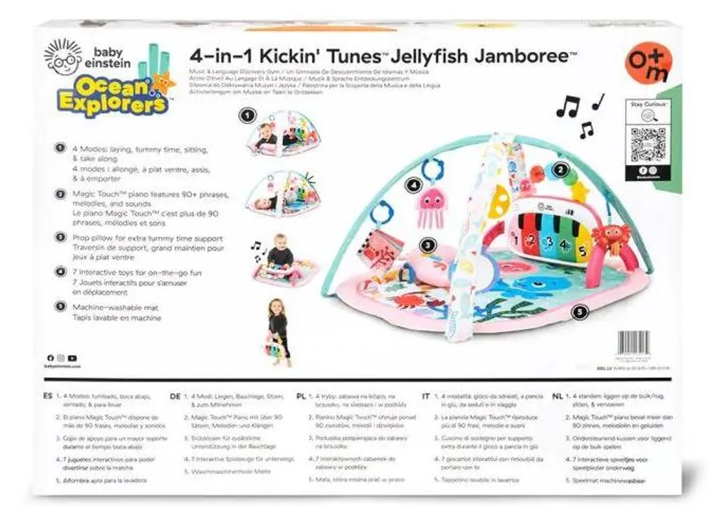 Tapis de Jeu Musical Kickin' Tune avec Technologie Magic Touch Bébé - 2