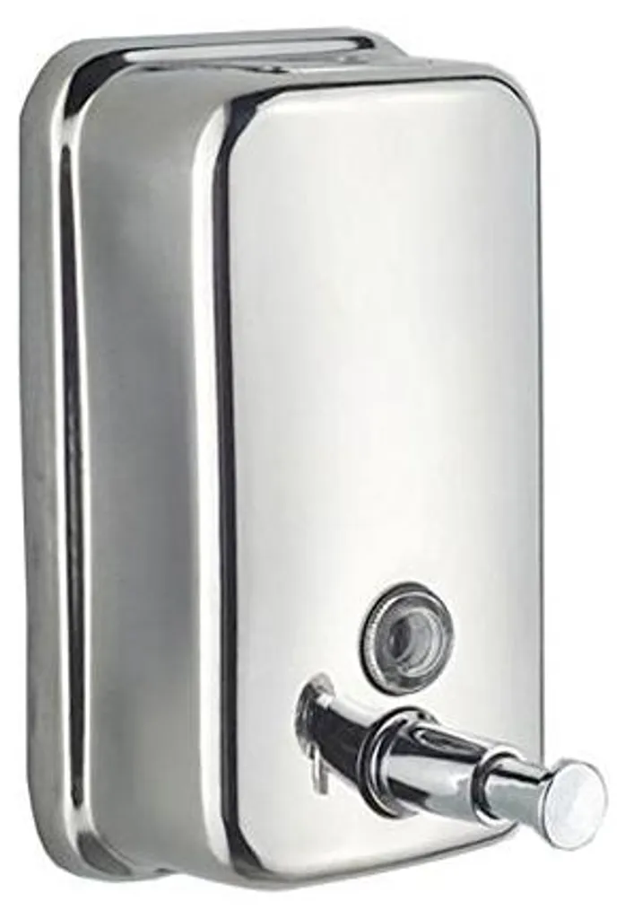 Distributeur de savon mural inox anti-goutte 500ml : fini le désordre