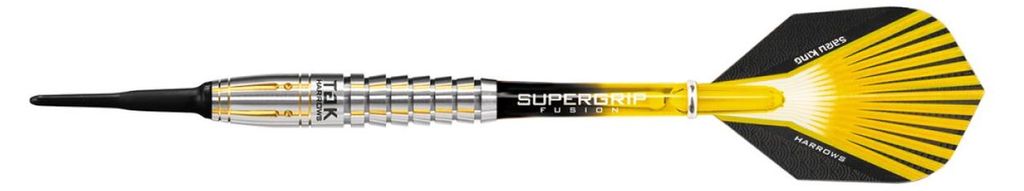 Harrows - Darts "Saru King", Weiche Spitze PP4094 (18,5 g) (Golden/Grau/Silber)