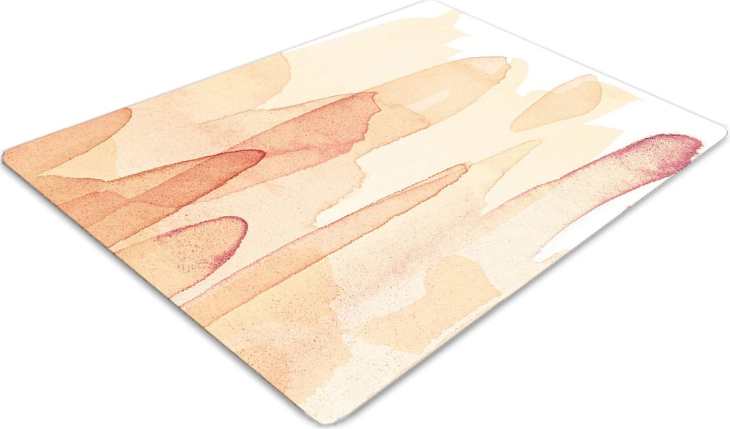 Stuhlunterlage Bürostuhlunterlage 120 cm x 90 cm Bodenmatte Bürostuhlunterlage - Gelbe Linien