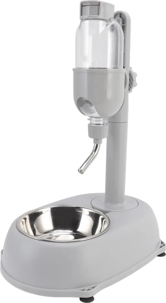 Abbeveratoio Regolabile 500ml per Cani e Gatti | Dispenser Automatico Alto