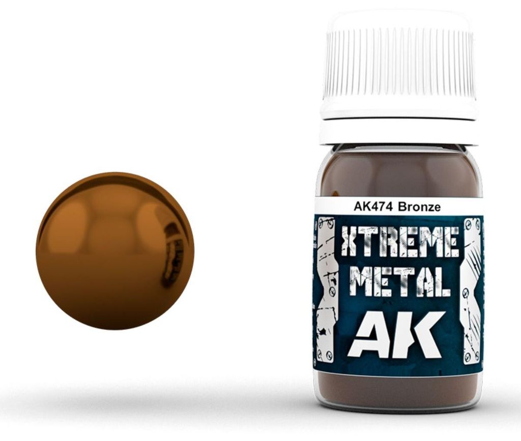 AK Interactive AK474 - Xtreme Metal Bronze 30ml - Neu
