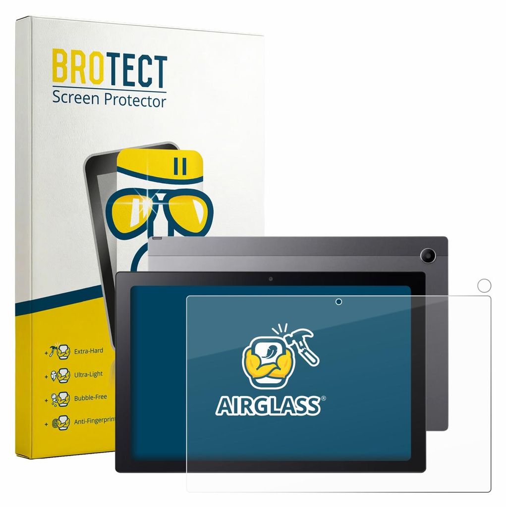 BROTECT Schutzglas für Acer Chromebook Tab 311 (Display+Kamera) Schutzfolie Panzer Folie Glas Display Schutz klar
