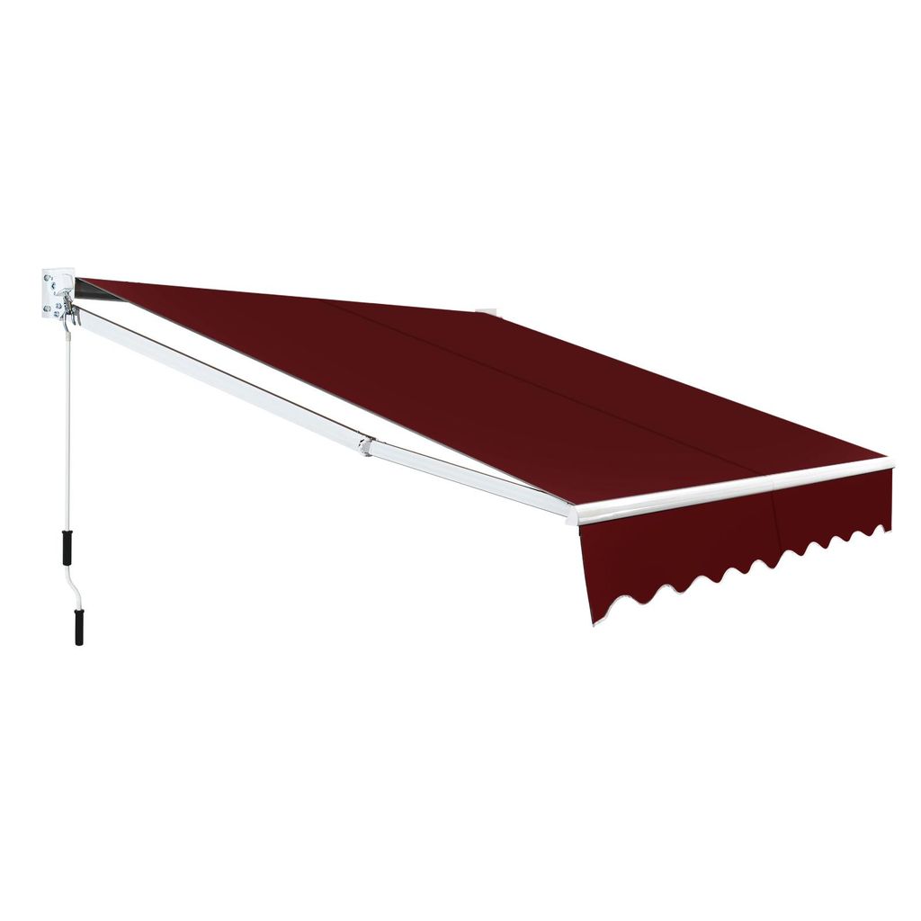 COSTWAY 2,5x2m tenda da sole a bracci pieghevoli tenda da Immagine del prodotto 