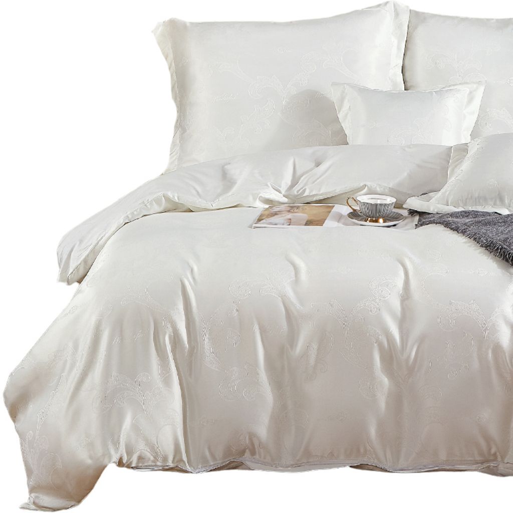 Bettwäsche 220X200, Baumwolle, Satin-Bettwäsche, Kissenbezüge 70X80, Kissenbezüge 40X40