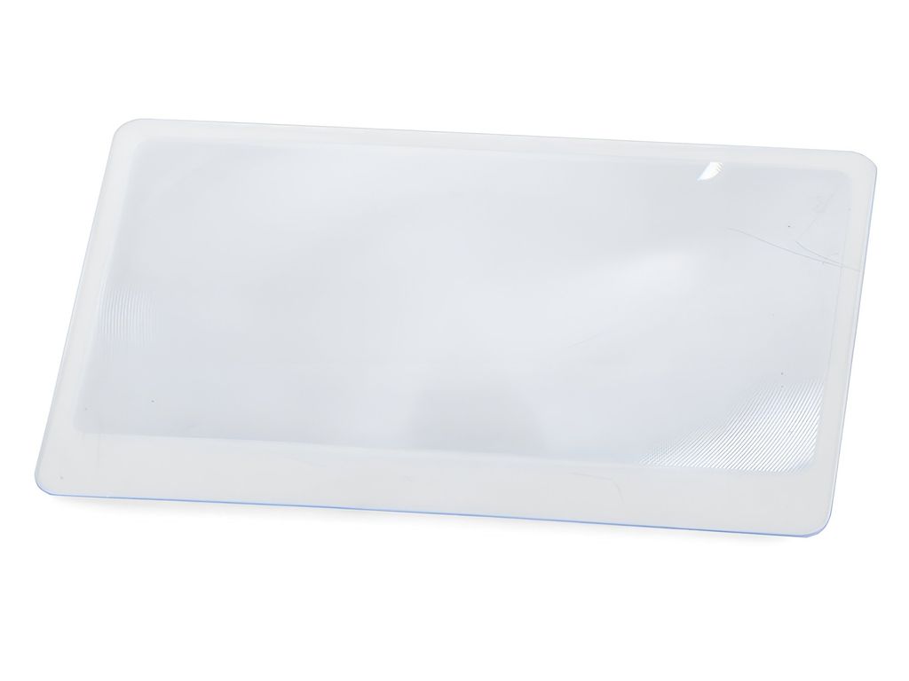 Verk 09122 Fresnelova obdĺžniková lupa Čítacia lupa 85 x 55 Obrázok produktu 
