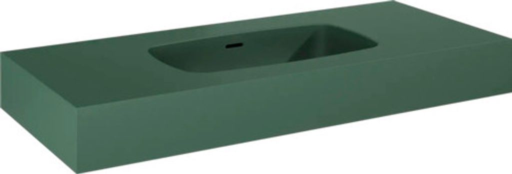 Jungborn Waschtisch DECEM 1008 x 460 mm forrest grün matt