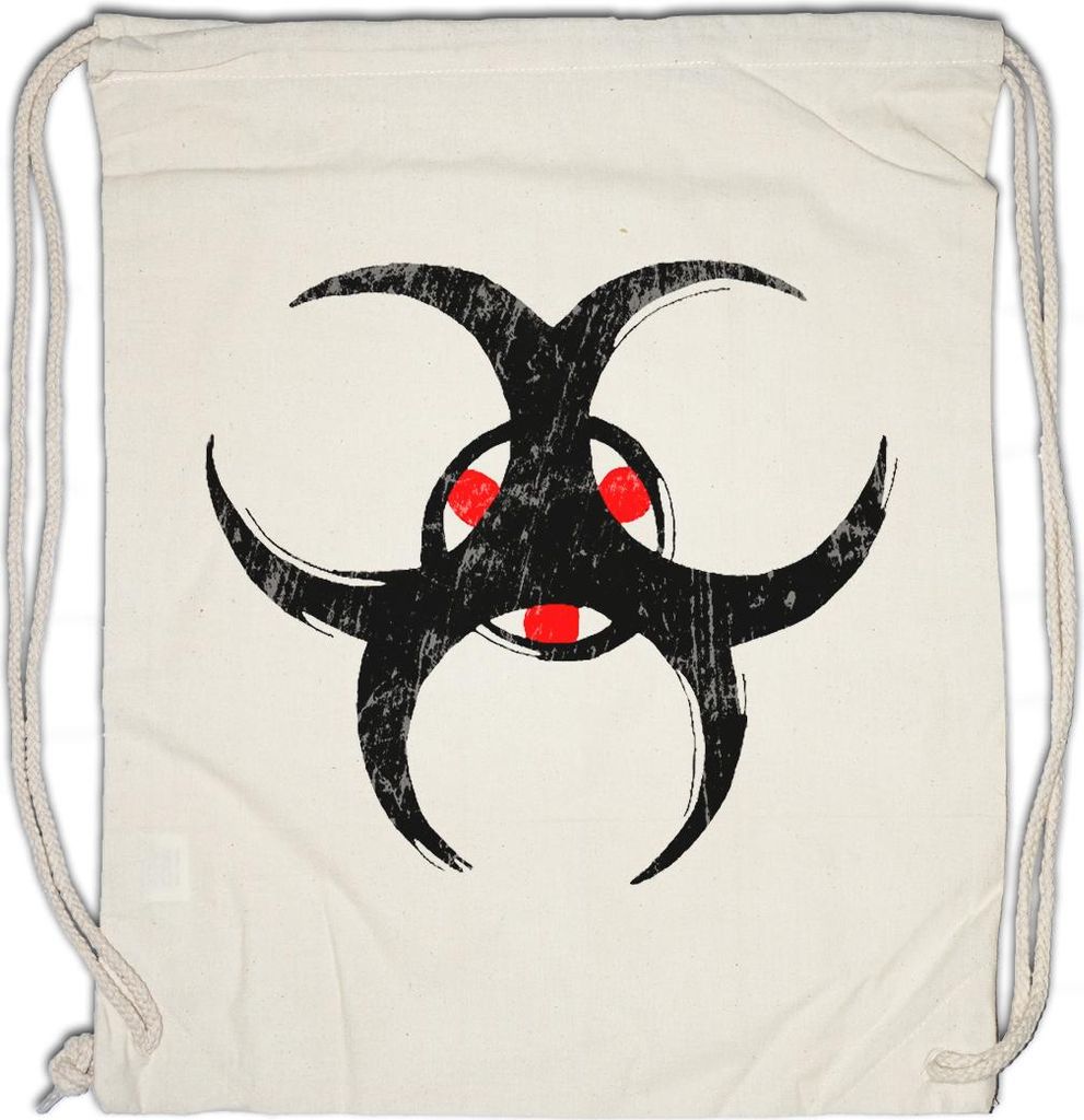 Urban Backwoods Trikru Symbol, Turnbeutel, Farbe: Beige