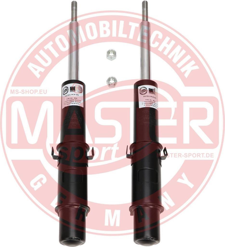 2x MASTER-SPORT SATZ Gasdruck STOSSDÄMPFER VORNE