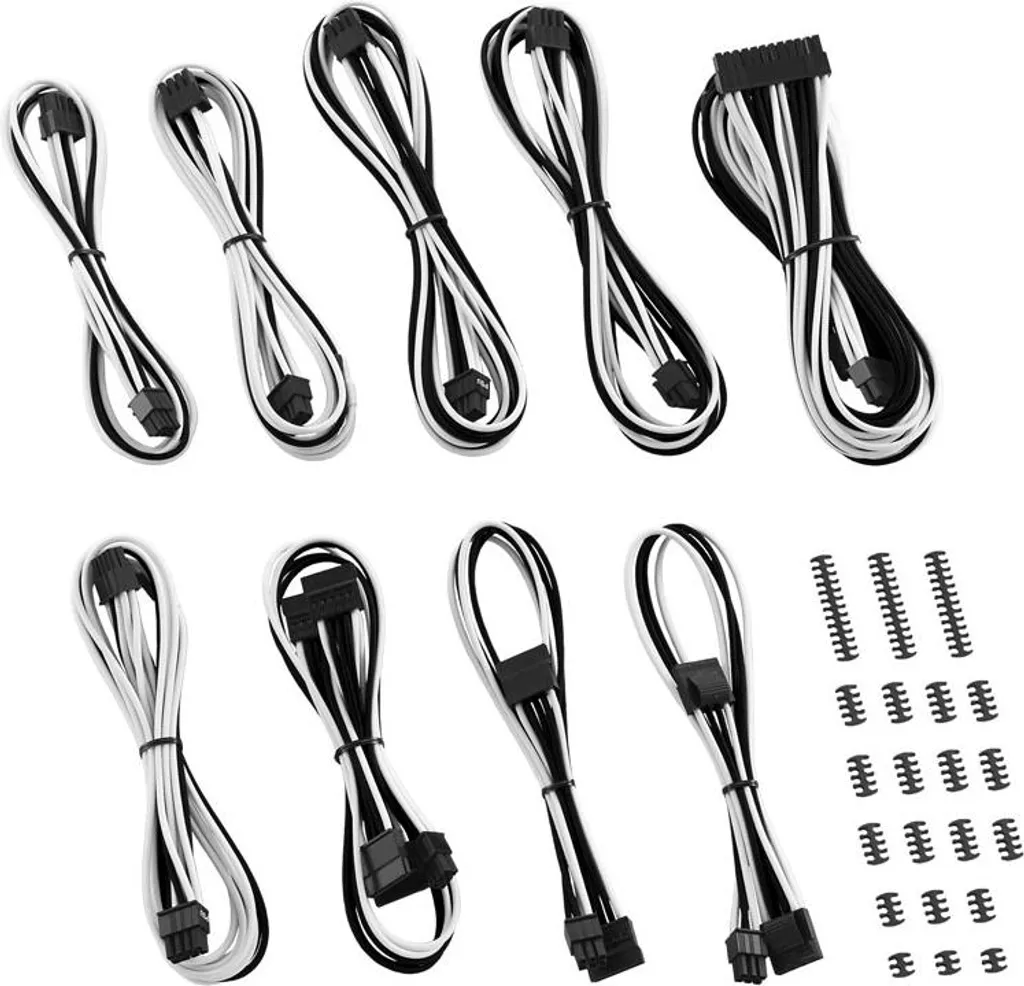 Dites adieu aux câbles rigides avec le Kit CableMod RT-Series Noir/Blanc