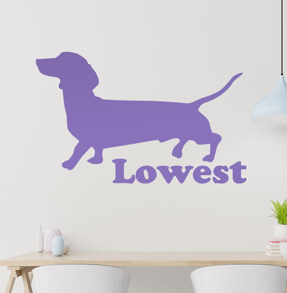 Lowest Wandtattoo in 6 Größen - Wandaufkleber Wall Sticker - Dekoration, Küche, Wohnzimmer, Schlafzimmer, Badezimmer