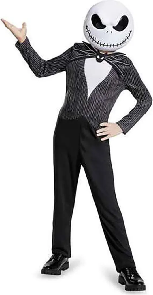 Costume Jack Skellington Liragram Disney de Noël taille unique