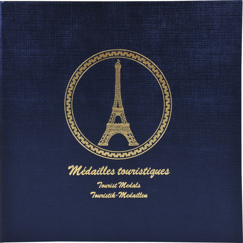 Exacompta Ringbuch für 100 Souvenir-Medaillen - Marineblau - 96114E