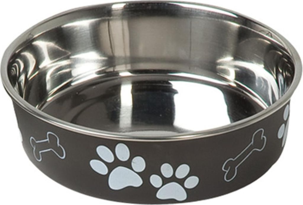 Ciotola in acciaio inox Karlie Ascar 21 cm 1500 ml nero Immagine del prodotto 