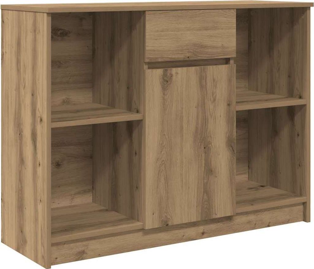 Sideboard mit Schublade Artisan-Eiche 101x35x76cm Holzwerkstoff