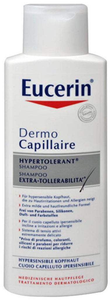 Eucerin Dermo Capillaire Hypertolerant, 250 ml, Šampon, Obrázek produktu 