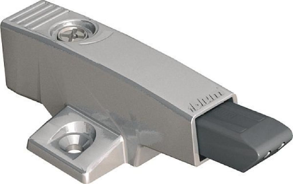 BLUM BLUMOTION 971A, Kreuzadapterplatte, Bauhöhe 25, Zink vernickelt