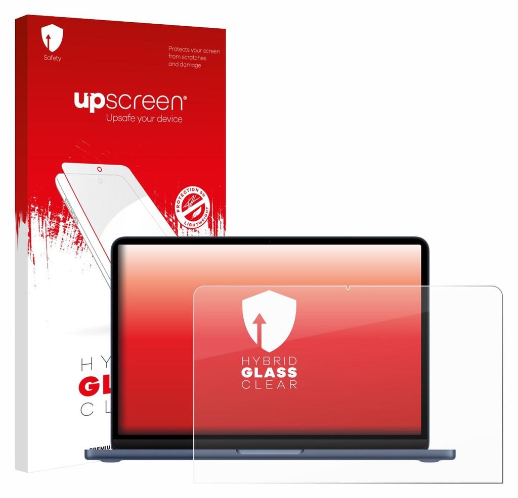 upscreen Schutzglas für Apple MacBook Neo 13" 2026 Schutzfolie Panzer Folie Glas Display Schutz klar