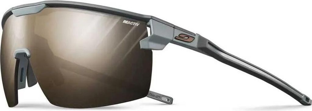 Julbo Ultimate Cover Dark Gray/Gray/Brown/Silver Flash Fahrradbrille