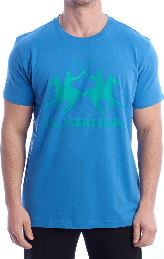 La Martina Kurzarm-T-Shirt mit normaler Passform YMR001-JS206 Herren