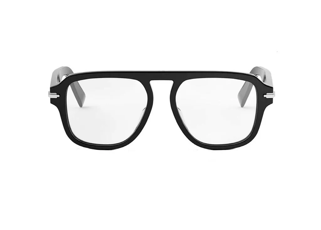 Lunettes de vue Dior BlackSuitO A3I 1000 en acétate noir brillant