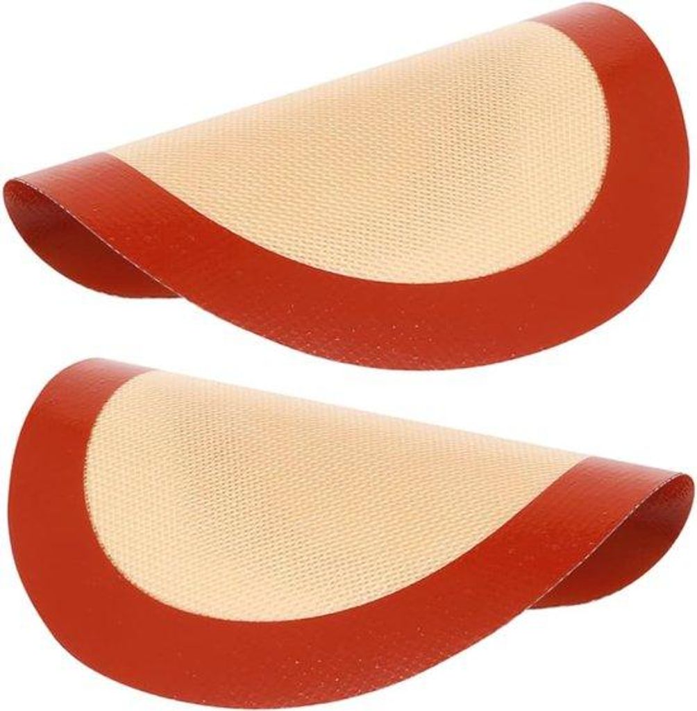 Silikon Backpads 2er Set - Wiederverwendbare Antihaft Backpads für den Ofen und Mikrowellengerät