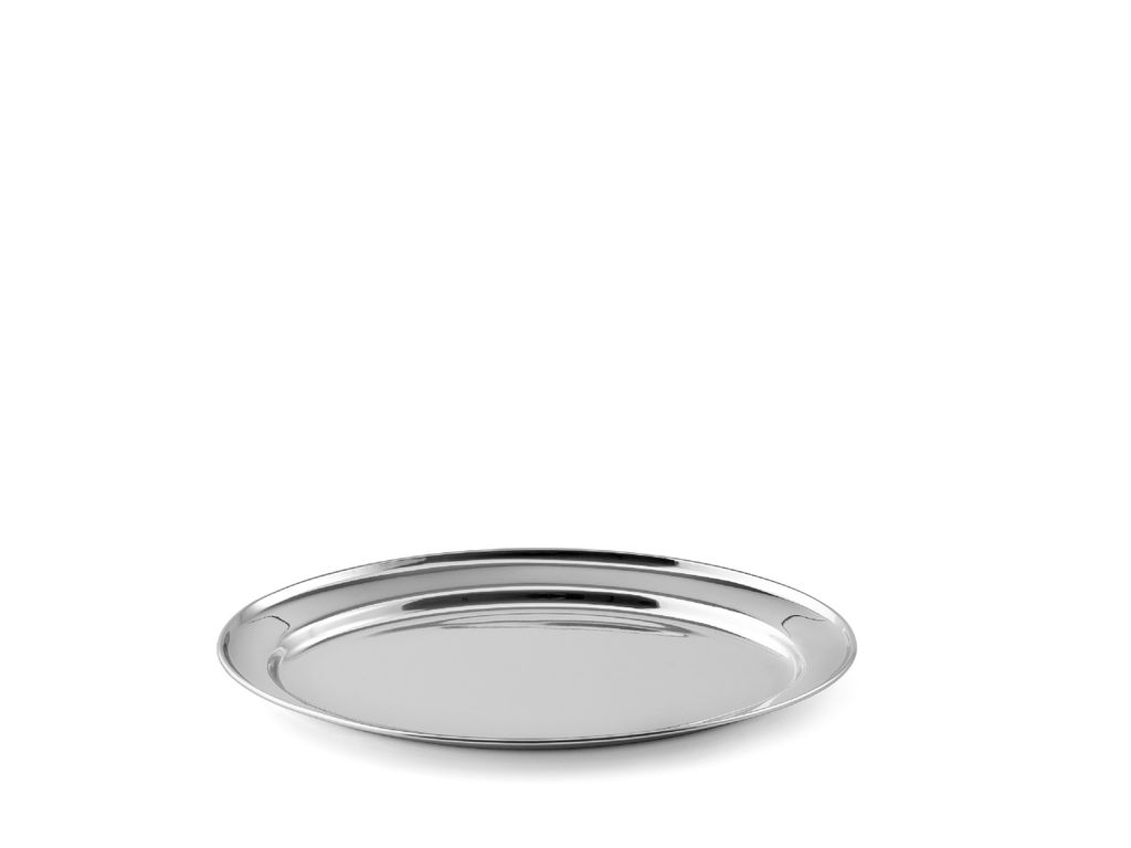 Karl Weis Servierplatte oval 30 cm, Edelstahl