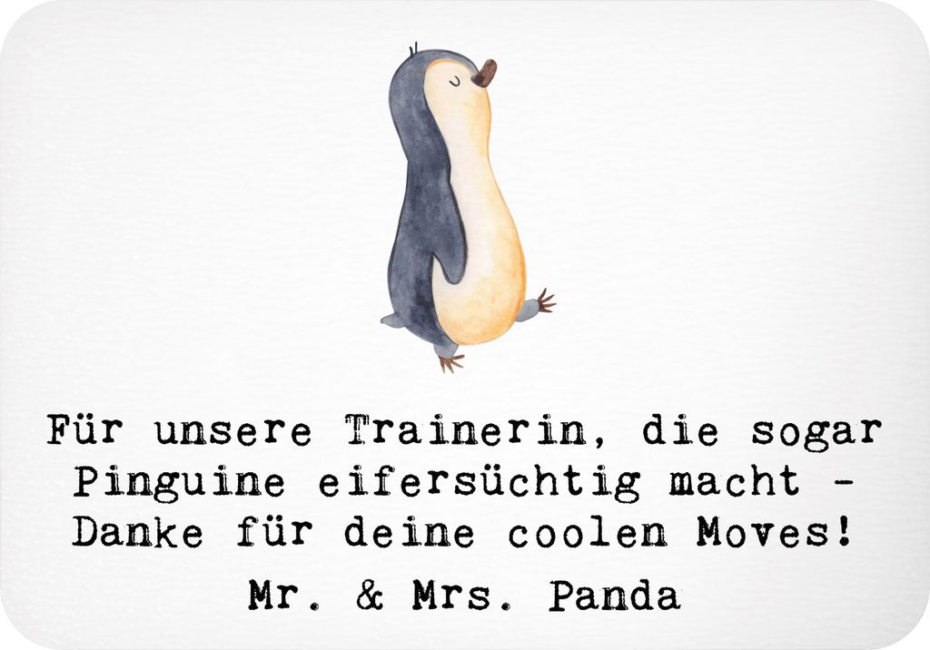 Mr. & Mrs. Panda magnet Eiskunstlauf Trainerin - Weiß - Geschenk, whiteboardmagnet, für, tafelmagnet, Sportart, Schule, Training, zettelhalter, J...