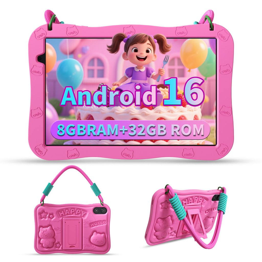 PRITOM Kinder-Tablet, 10.1 Zoll, 3 GB RAM, 32 GB 1 TB Produktbild 
