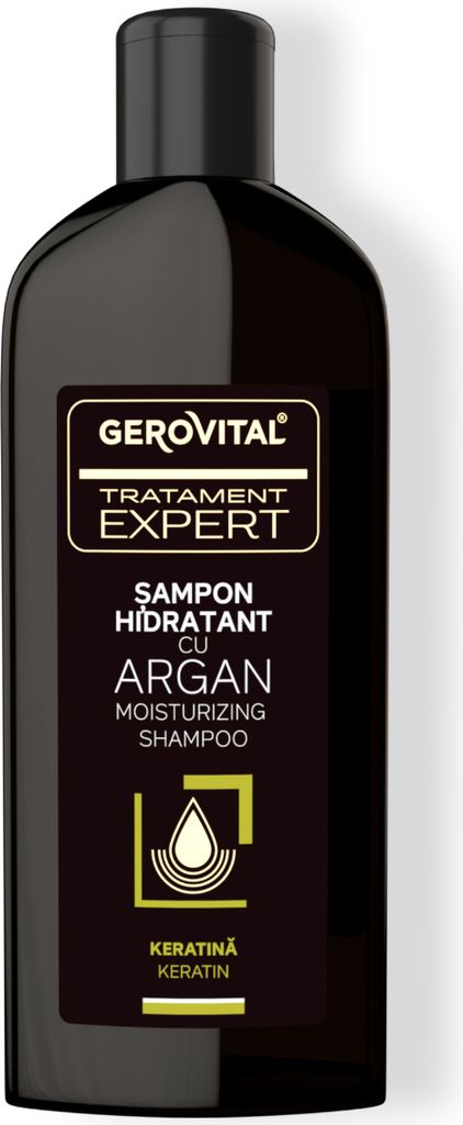 Gerovital Shampoo mit Arganöl & Keratin – Feuchtigkeit & Reparatur für trockenes Haar, 250 ml