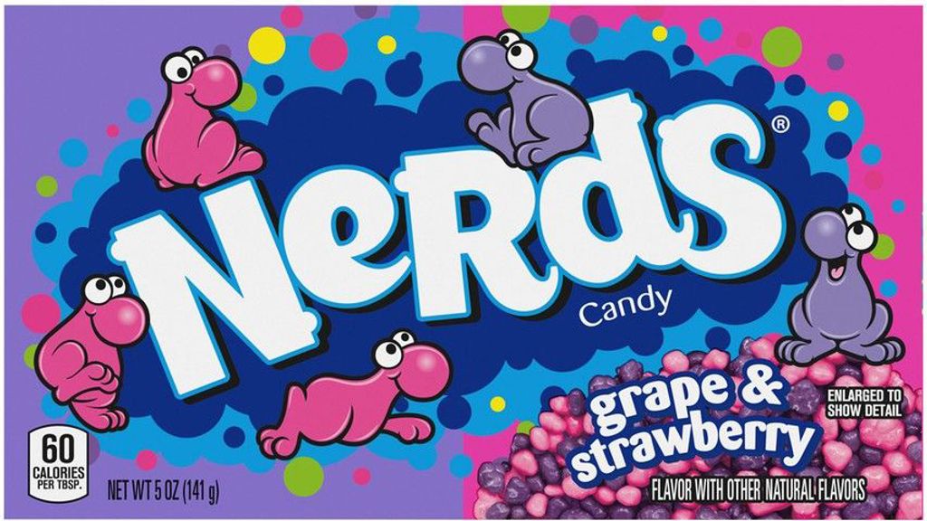 Nerds hrozno a jahoda (12 x 141 g) Obrázok produktu 