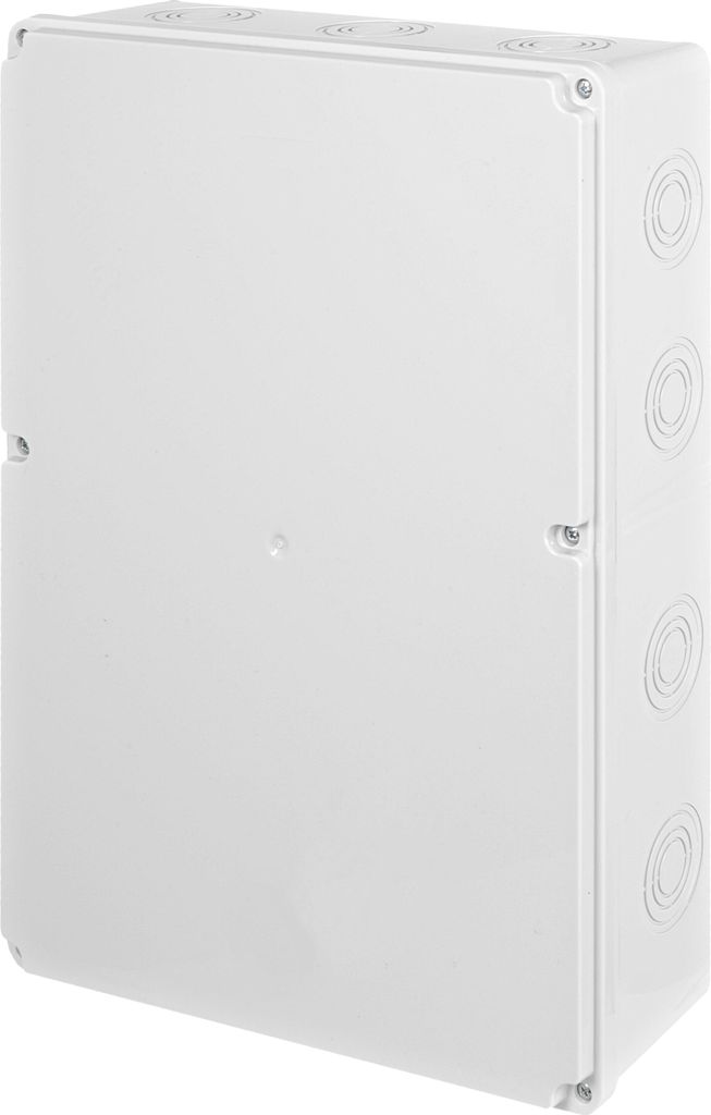 Abzweigkasten 380x280x90 grau Verteilerkasten Verteilerdose IP65 Aufputz Feuchtraum