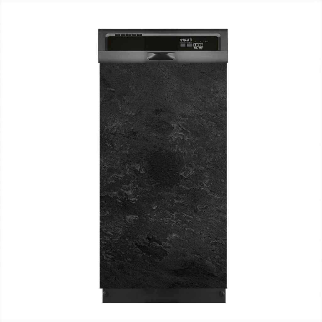 Aufkleber sticker 45x80 cm Dekorative folie Spülmaschine - schwarze Stein