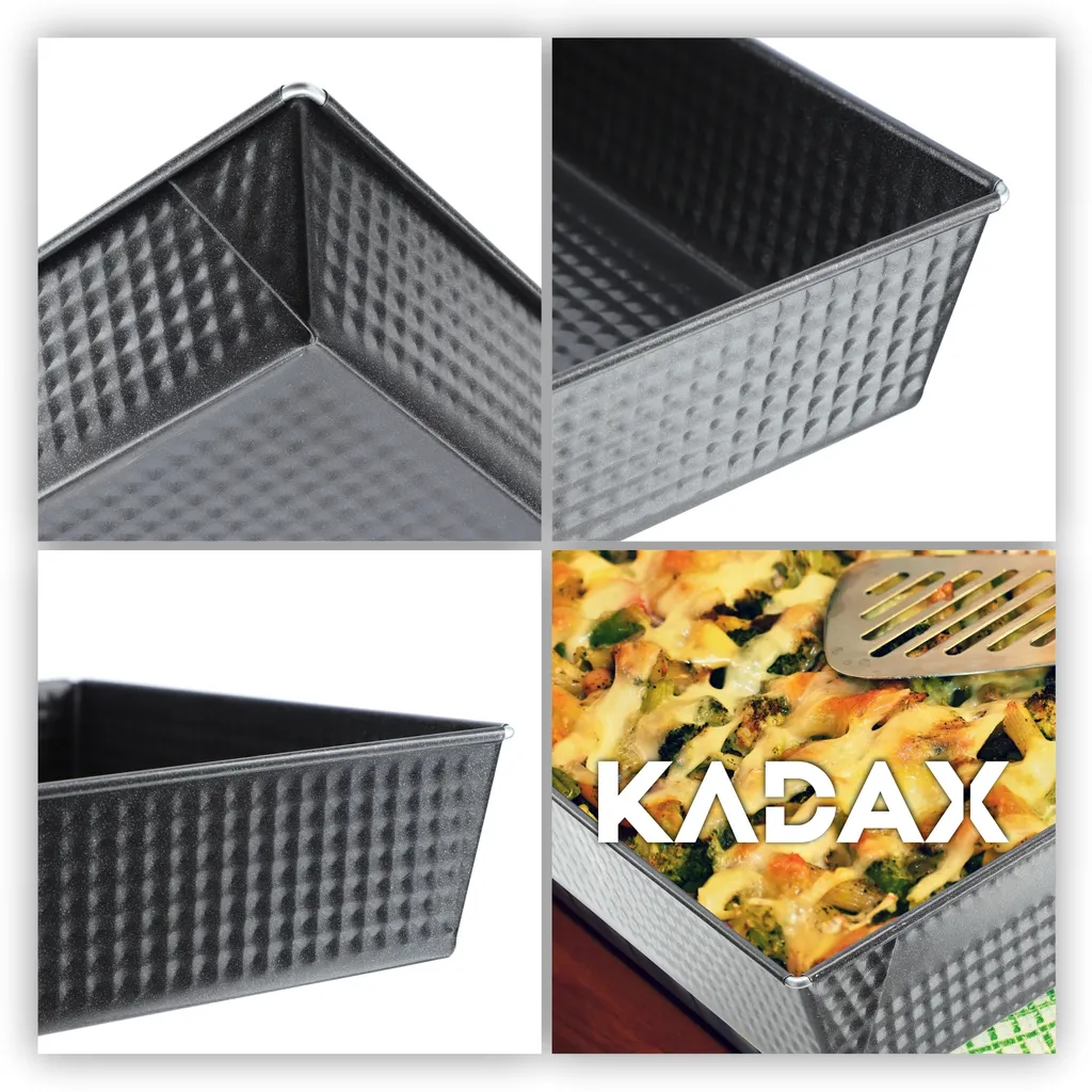 Teglia da forno KADAX Teglia per torte XXL set di 3 teglie per torte - 7