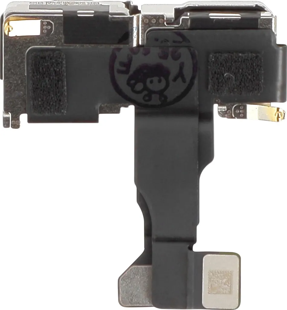 Module caméra avant 18 Mpx infrarouge Clappio compatible iPhone 17 Argent - 2