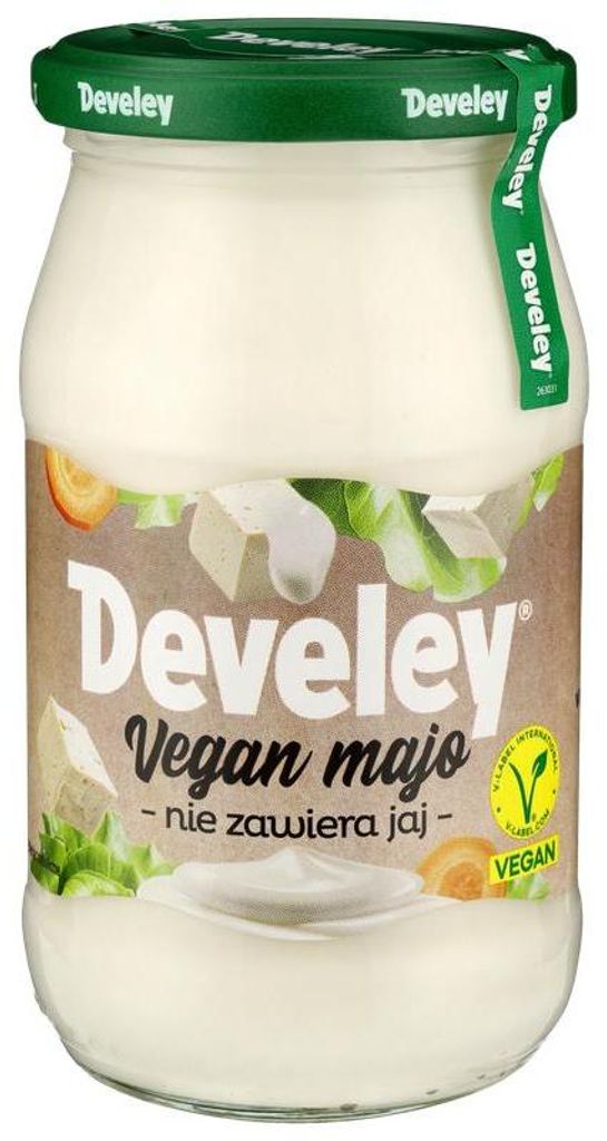 Majonez wegański Develey bezglutenowy źródło Omega-3 390 ml Obrázok produktu 